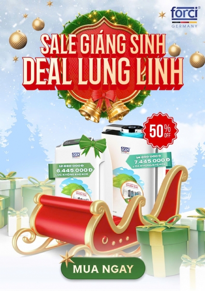 FORCI BÙNG NỔ GIÁNG SINH - SALE ĐẬM SÂU, QUÀ ĐẬM CHẤT