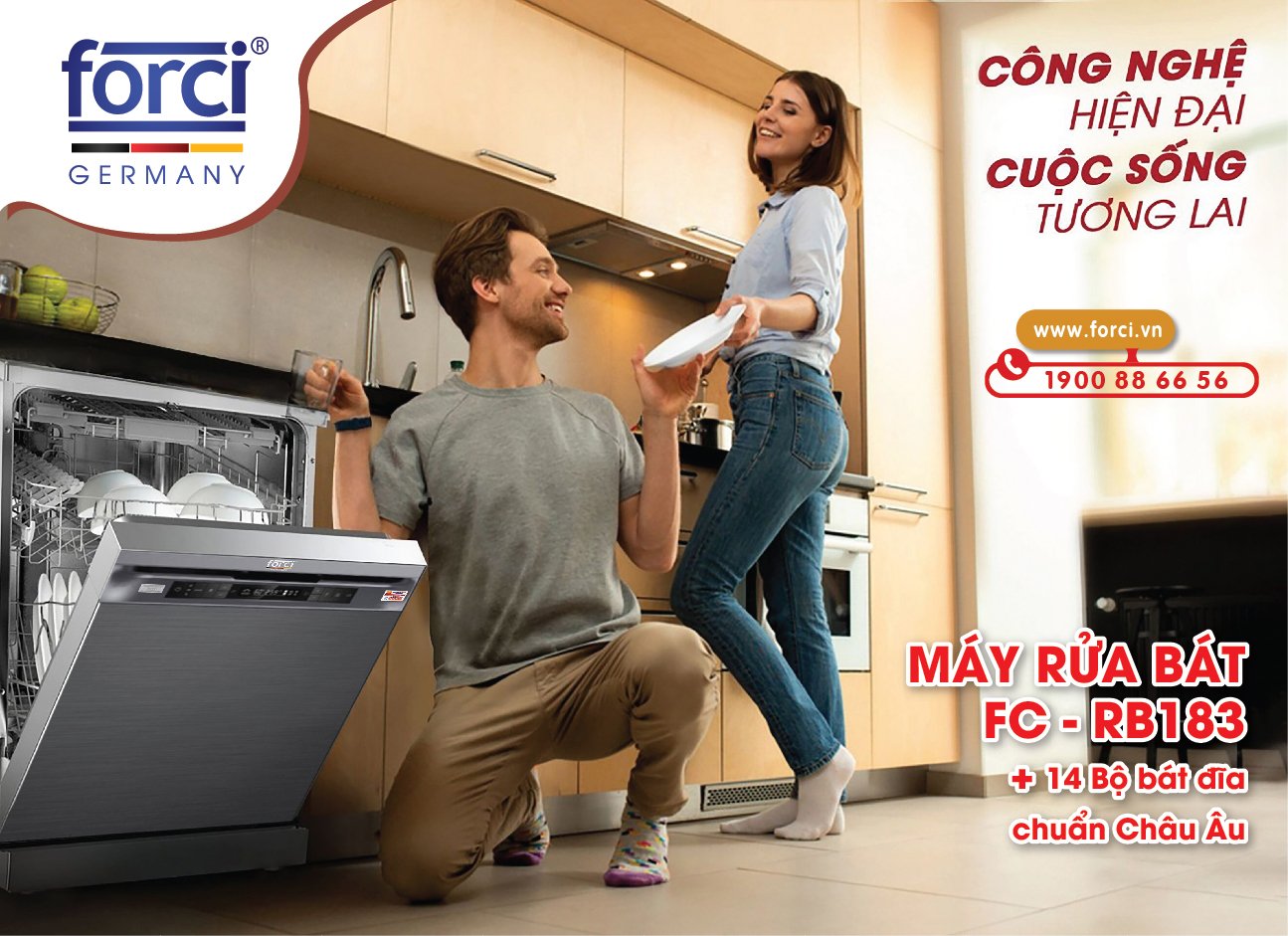 MÁY RỬA BÁT FORCI