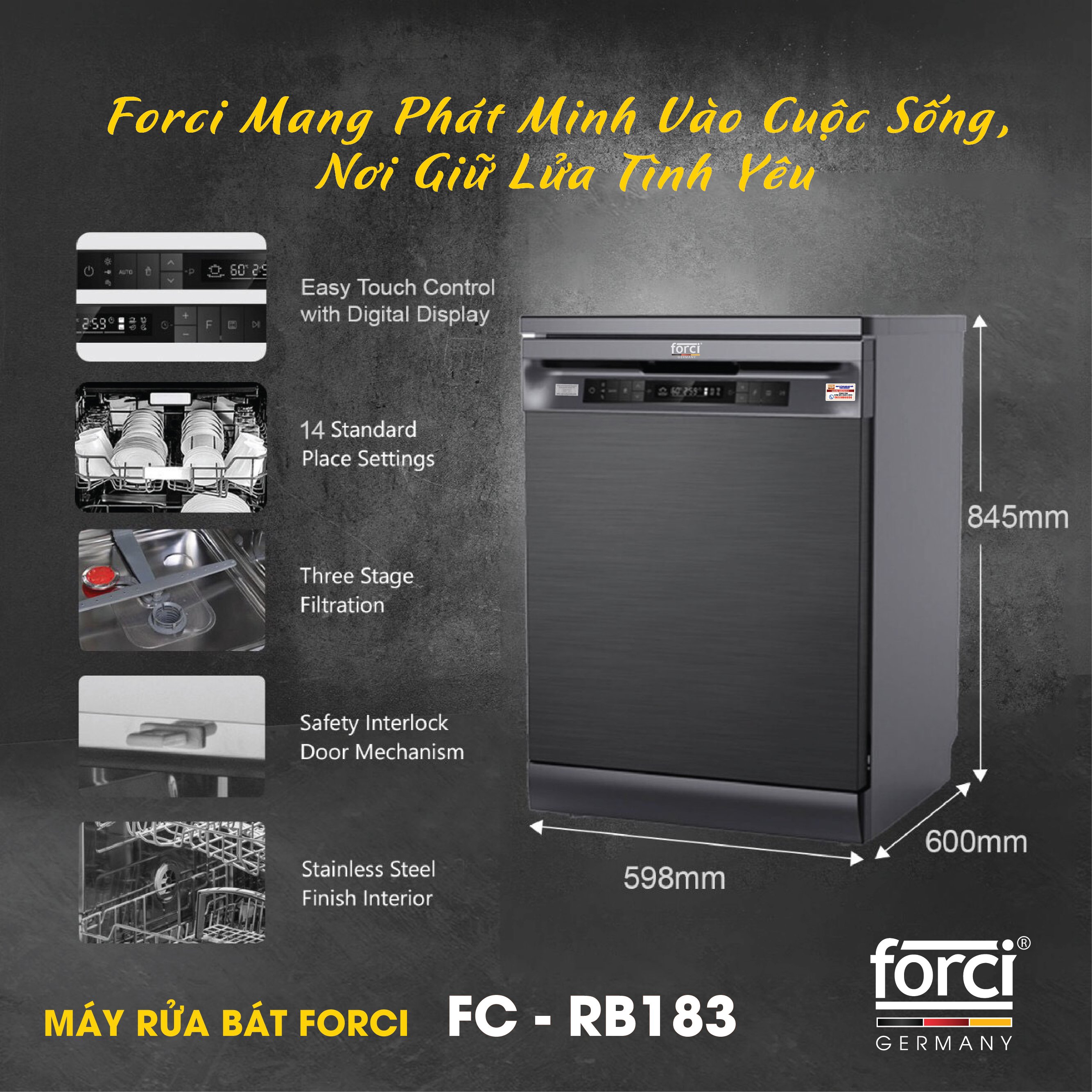 Máy Rửa Bát RB183