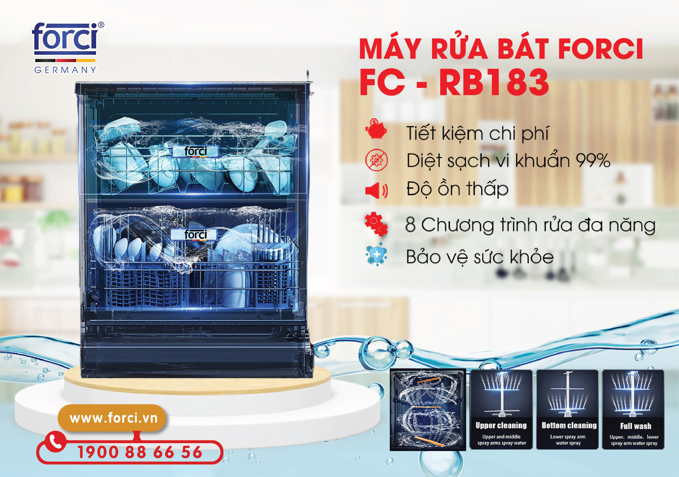 MÁY RỬA BÁT RB183